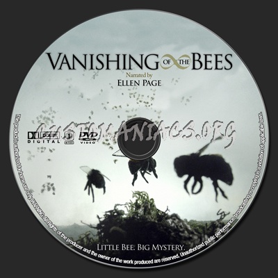 Vanishing Of The Bees dvd label