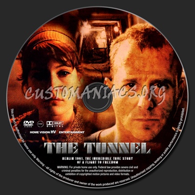 The Tunnel dvd label
