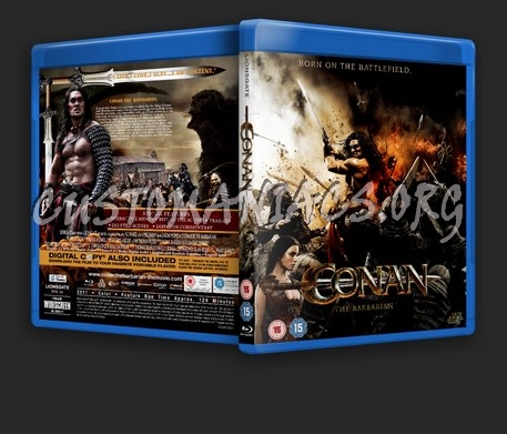 Conan the Barbarian (2011) blu-ray cover