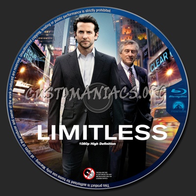 Limitless blu-ray label