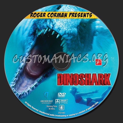 Dinoshark dvd label