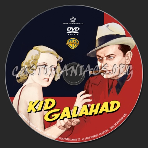 Kid Galahad dvd label