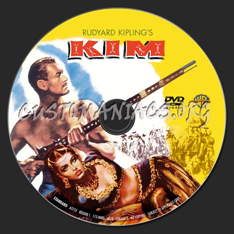 Kim dvd label