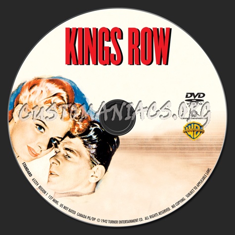 Kings Row dvd label