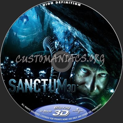 Sanctum blu-ray label