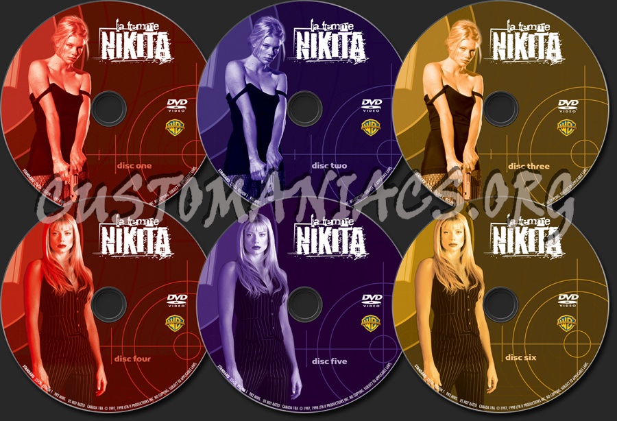 La Femme Nikita Season 2 dvd label