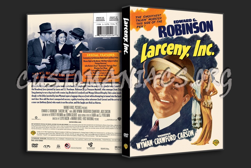 Larceny, Inc. dvd cover
