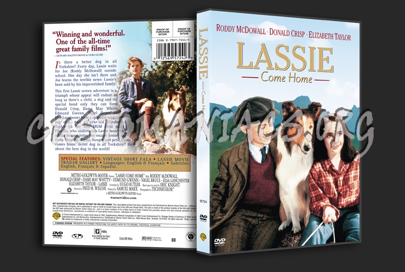 Lassie Come Home dvd cover