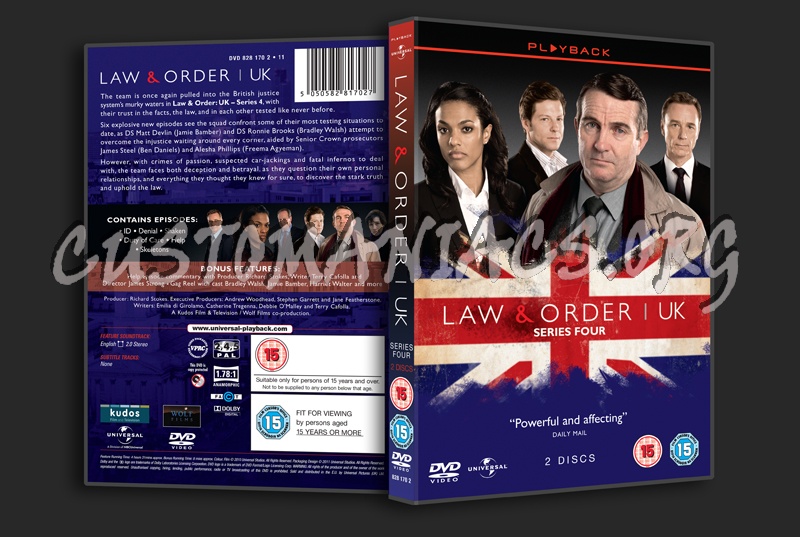 Law & Order UK Series 4 dvd cover