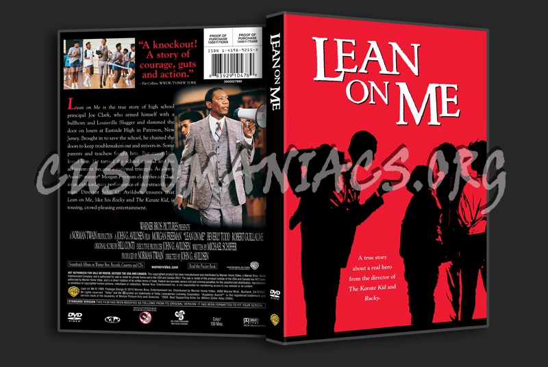 Lean on Me dvd cover
