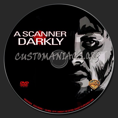 A Scanner Darkly dvd label