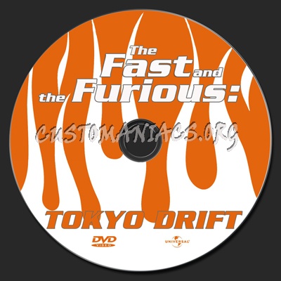 The Fast and the Furious Tokyo Drift dvd label