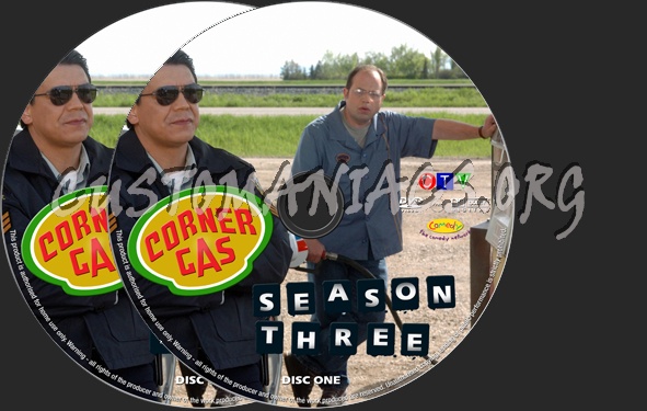 Corner Gas Season 3 dvd label