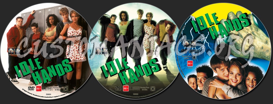 Idle Hands dvd label