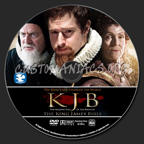 KJB - The Book That Changed The World dvd label