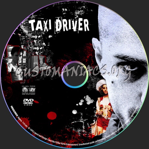 Taxi Driver dvd label