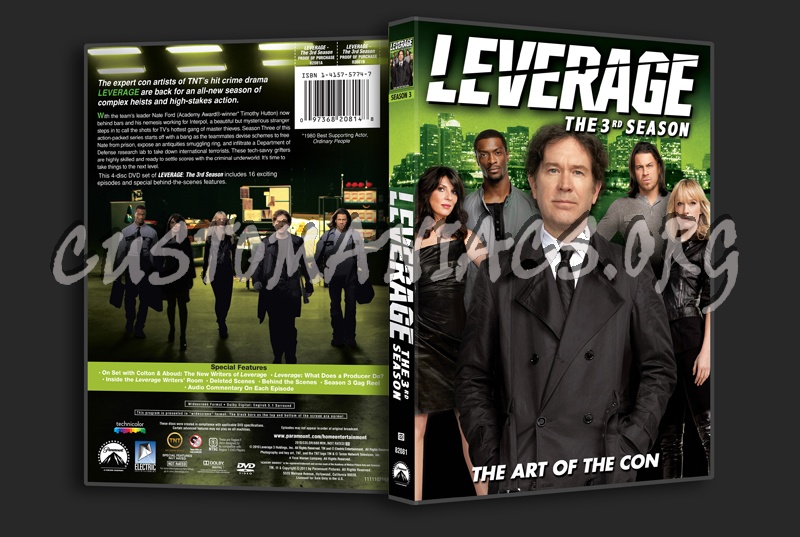 Leverage Season 3 dvd cover