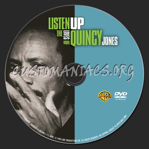 Listen Up: The Live of Quincy Jones dvd label