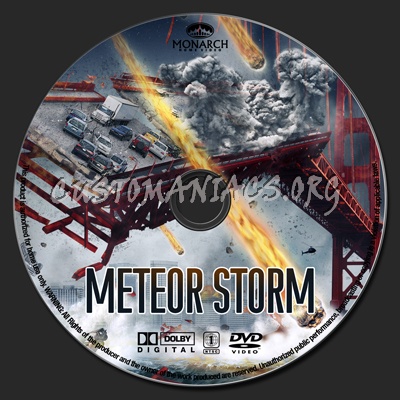 Meteor Storm dvd label