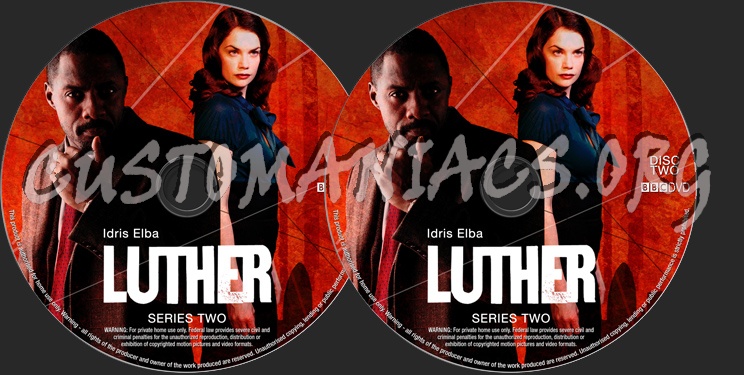 Luther Series 2 dvd label