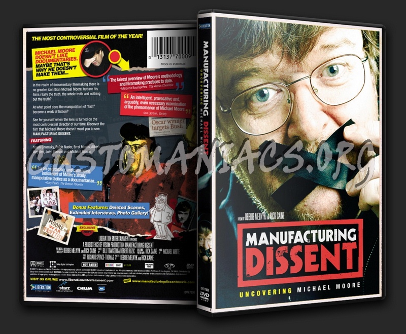 Manufacturing Dissent - Uncovering Michael Moore dvd cover