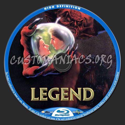 Legend blu-ray label