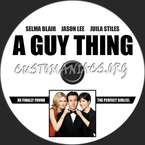 A Guy Thing dvd label