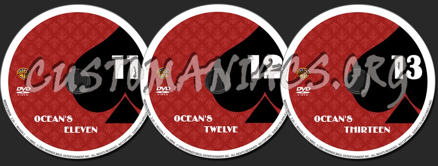 Ocean's Collection dvd label