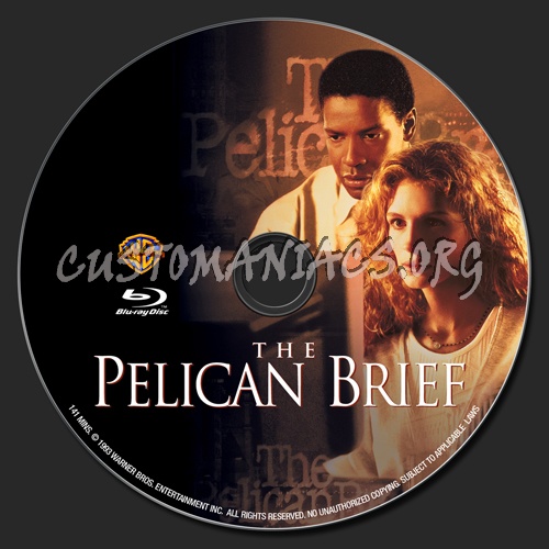 The Pelican Brief blu-ray label