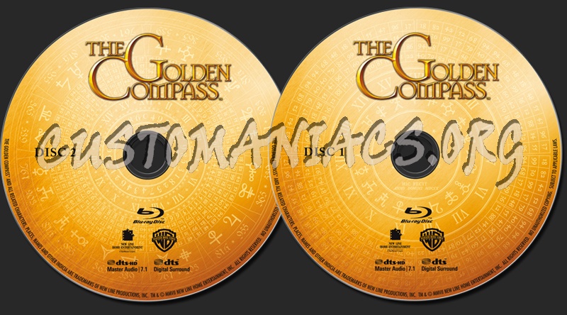 The Golden Compass blu-ray label