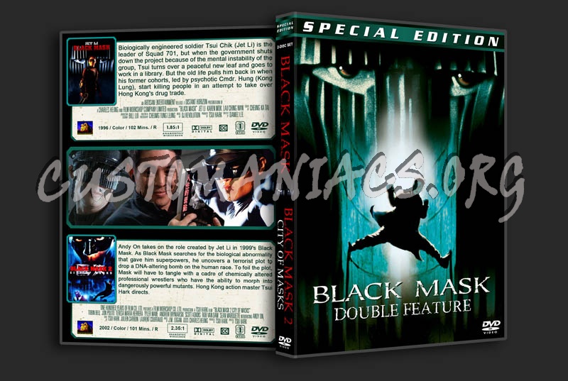 Black Mask Double Feature dvd cover