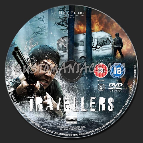 Travellers dvd label