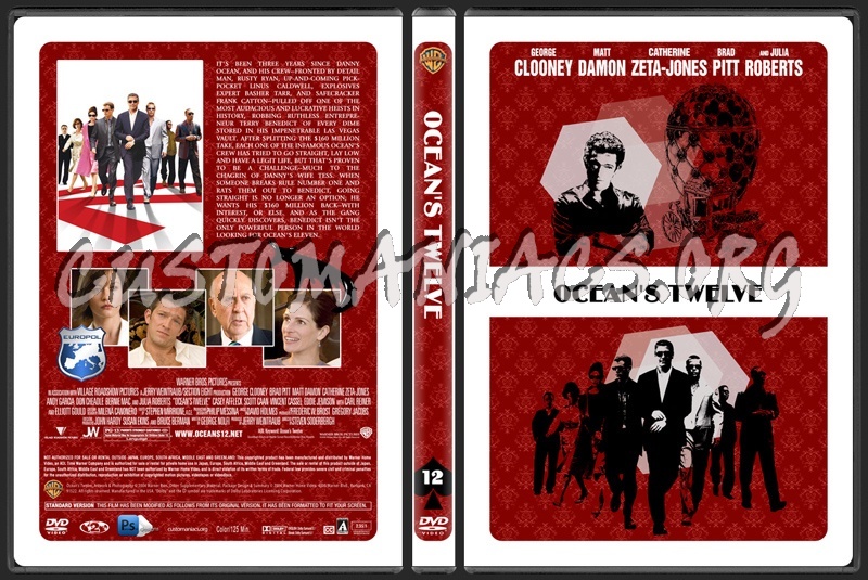 Ocean's Eleven & Twelve dvd cover