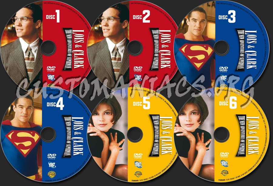 Lois & Clark Season 3 dvd label