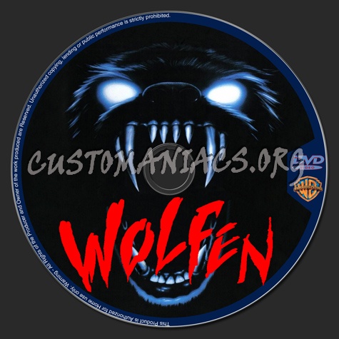 Wolfen dvd label