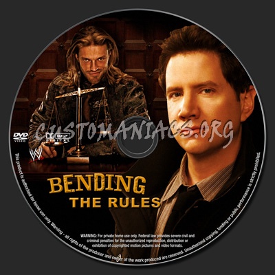 Bending The Rules dvd label