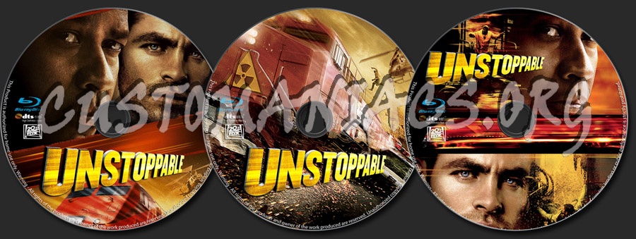 Unstoppable blu-ray label