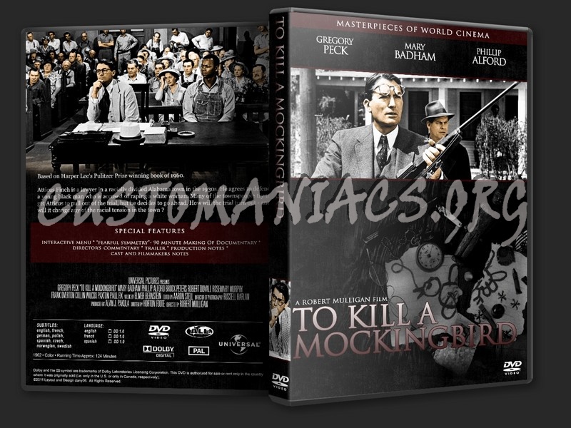 To Kill A Mockingbird dvd cover