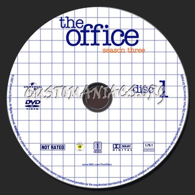 The Office Season 3 dvd label