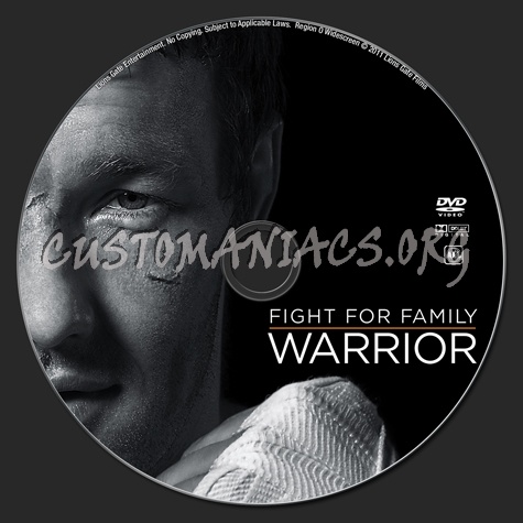 Warrior dvd label