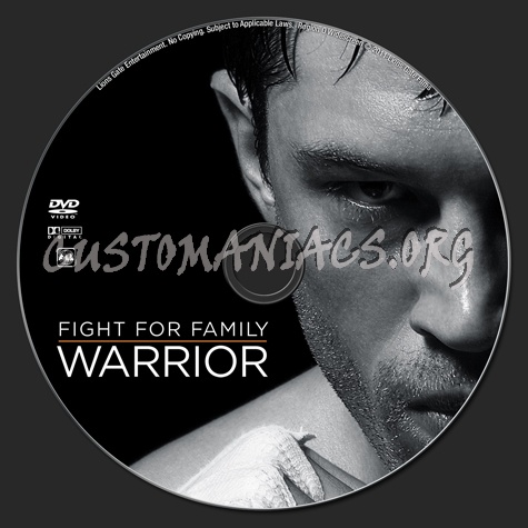 Warrior dvd label