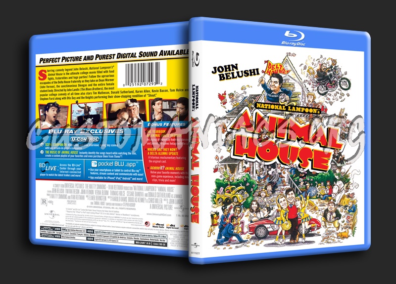 National Lampoon's Animal House blu-ray cover