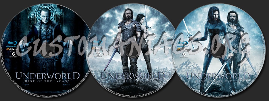 Underworld  Rise of the Lycans blu-ray label