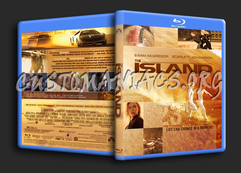 The Island (2005) blu-ray cover