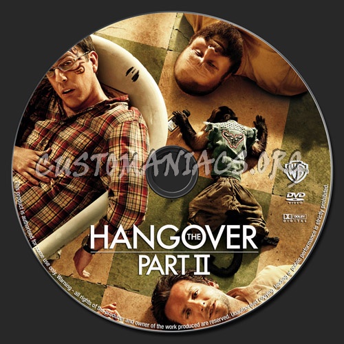 The Hangover 2 dvd label