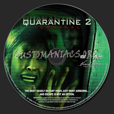 Quarantine 2 Terminal dvd label