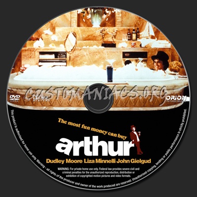 Arthur dvd label