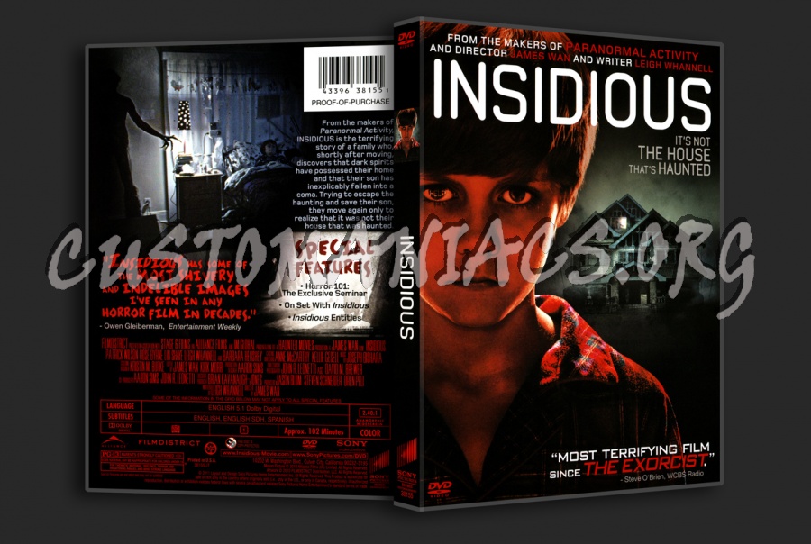 Insidious dvd cover
