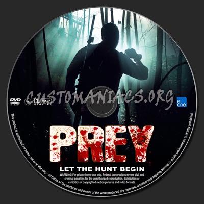 Prey dvd label