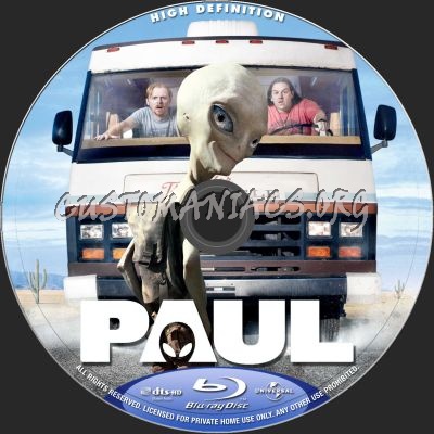 Paul blu-ray label